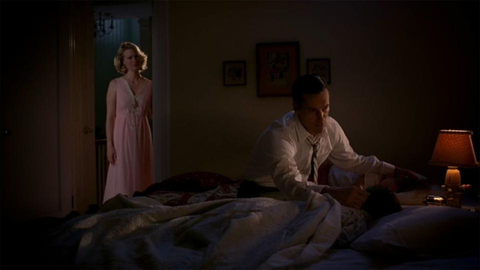 Mad Men Pilot Last Scene