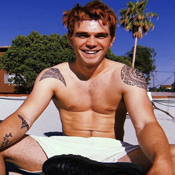 Closeup of KJ Apa