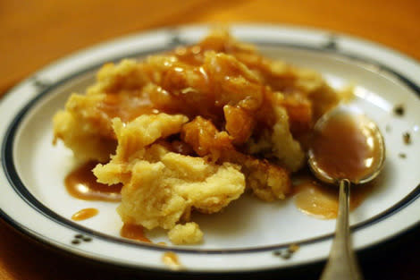 whiskey caramel bread pudding