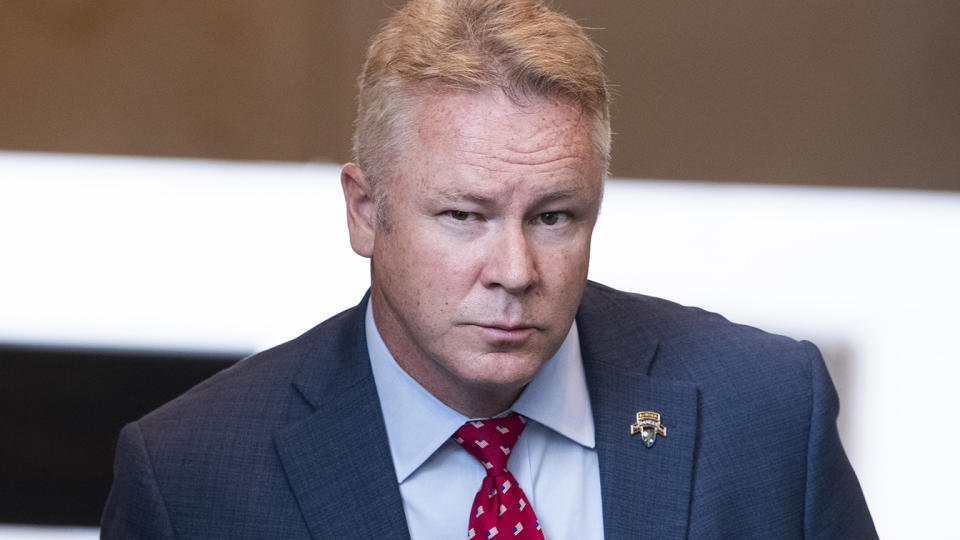 Rep. Warren Davidson, R-Ohio, on Capitol Hill.