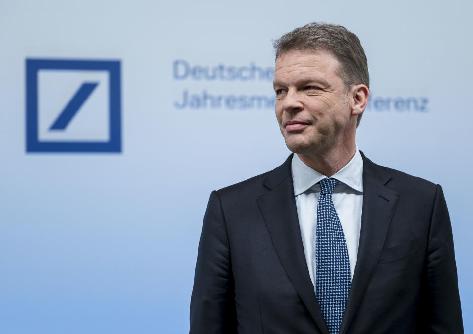 Deutsche Bank CEO Christian Sewing. Photo: Thomas Lohnes/Getty Images