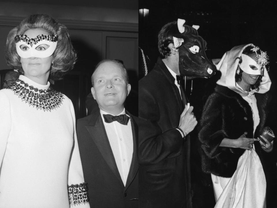 Truman Capote held a masquerade ball on November 28, 1966, at the Plaza Hotel in New York City.