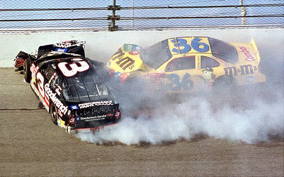 Dale Earnhardt Sr. (February 18, 2001): The death of the man know as 'The Intimidator' stunned the NASCAR world. Earnhardt was running third behind two cars he owned when, after tangling with Sterling Marlin, his car slammed into the fourth-turn wall in the final lap of the 2001 Daytona 500. The crash looked like thousands of others in which drivers had walked away. Earnhardt didn't, and some say his death changed the sport forever. His death came three years after he won the Daytona 500 in 1998, the sport's Super Bowl, in his 20th attempt.