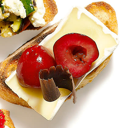 Cheese and Chocolate Bruschetta