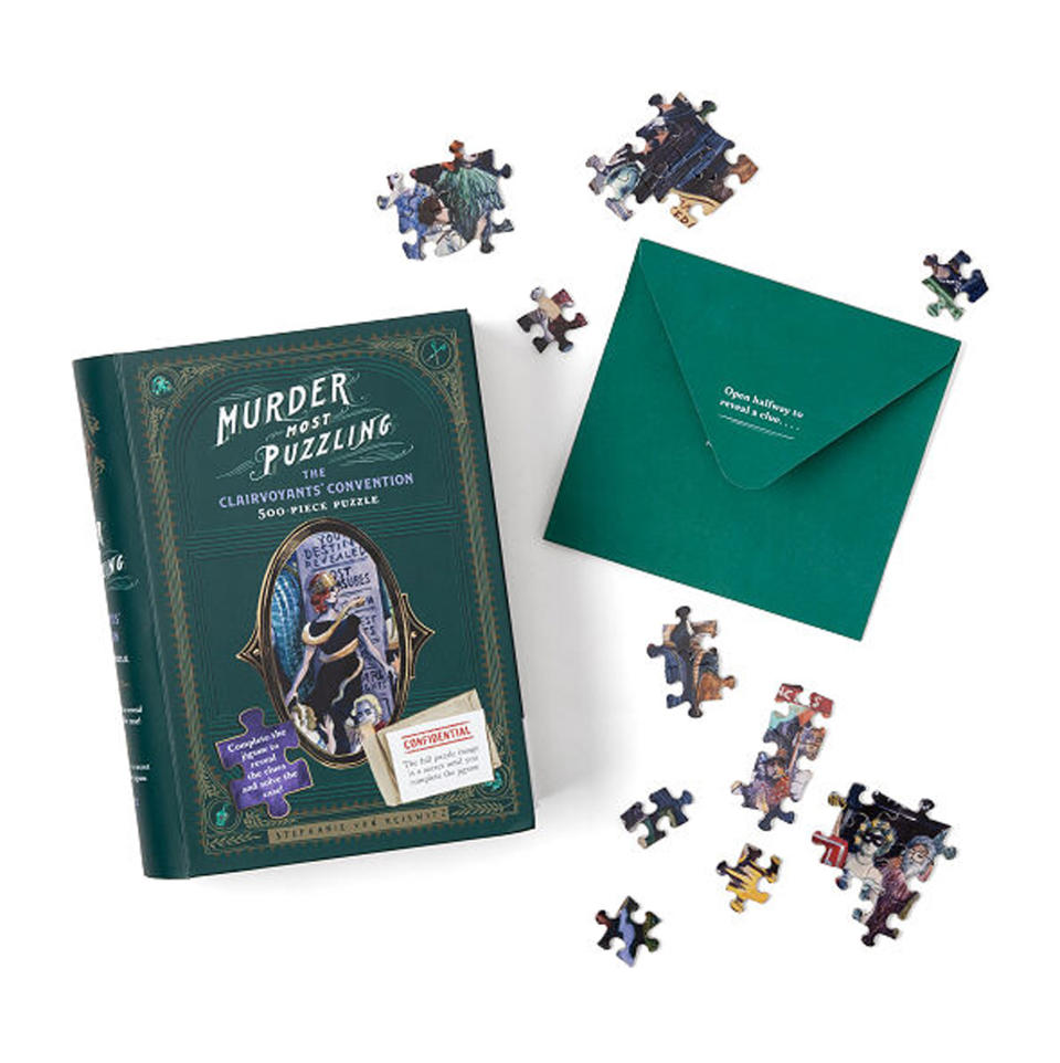 <p>There's been a murder—and you need to solve the puzzle to figure out whodunnit. Read the story of what happened, then literally put the pieces together, step by step. Every piece of the puzzle brings you closer to the answer—and whoever gets this gift won't be able to stop until the truth has been revealed. <a href="https://uncommongoods.sjv.io/c/249354/483884/8444?subId1=RS29GiftsUnder25ThatStillFeelSpecialmseaverGifGal2600819202011I&u=https%3A%2F%2Fwww.uncommongoods.com%2Fproduct%2Fmurder-mystery-jigsaw-puzzle" rel="nofollow noopener" target="_blank" data-ylk="slk:$19, uncommongoods.com;elm:context_link;itc:0;sec:content-canvas" class="link ">$19, uncommongoods.com</a></p>