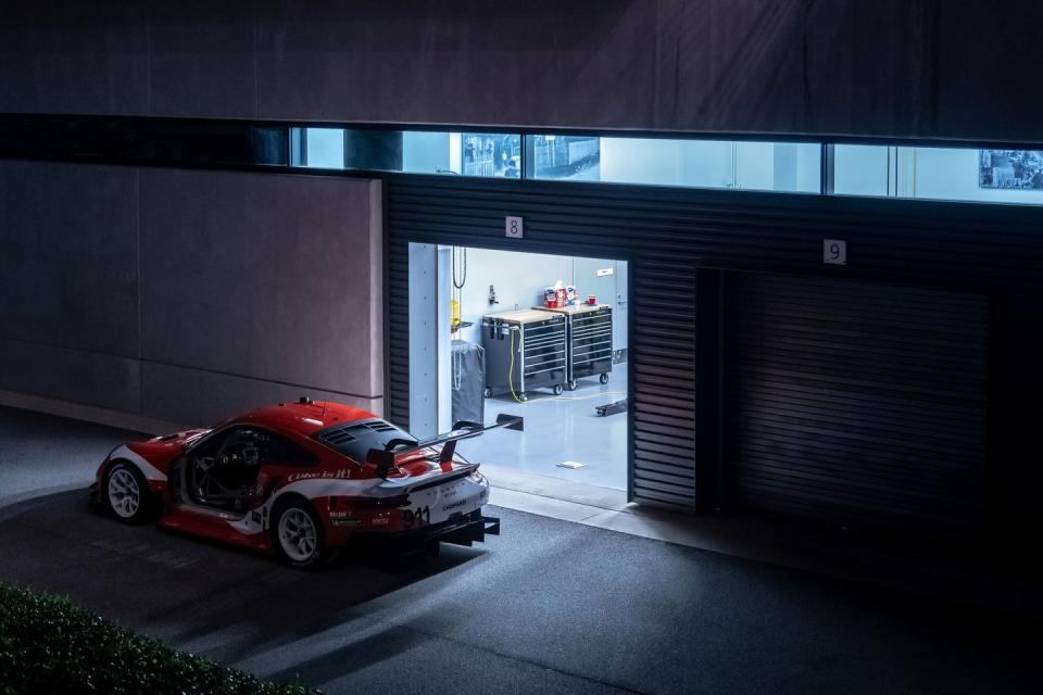 View Photos of Porsche's 911 RSR in Coke Livery