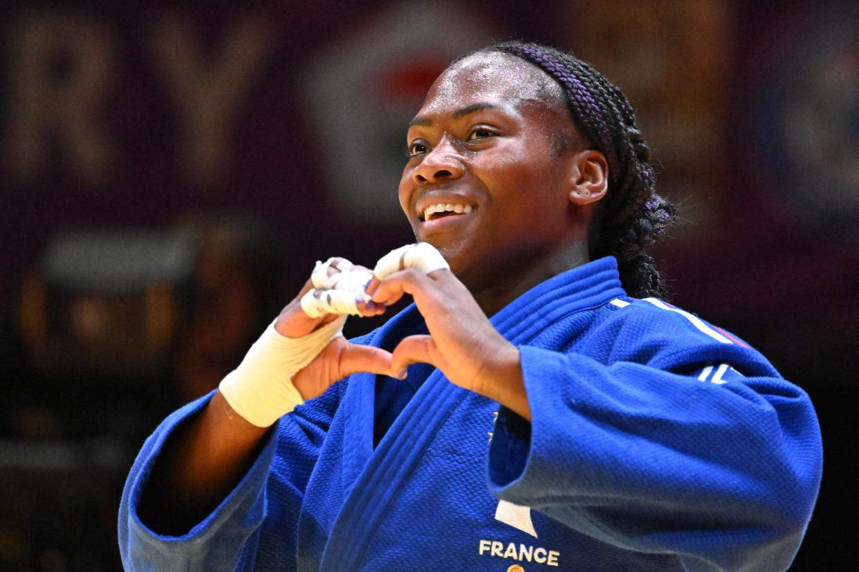 Septième victoire à domicile pour la judokate française Clarisse Agbégnénou au Paris Grand Slam ce samedi 3 février 2024. 