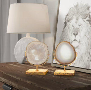 Greyleigh™ Navasota Decorative Agate Décor