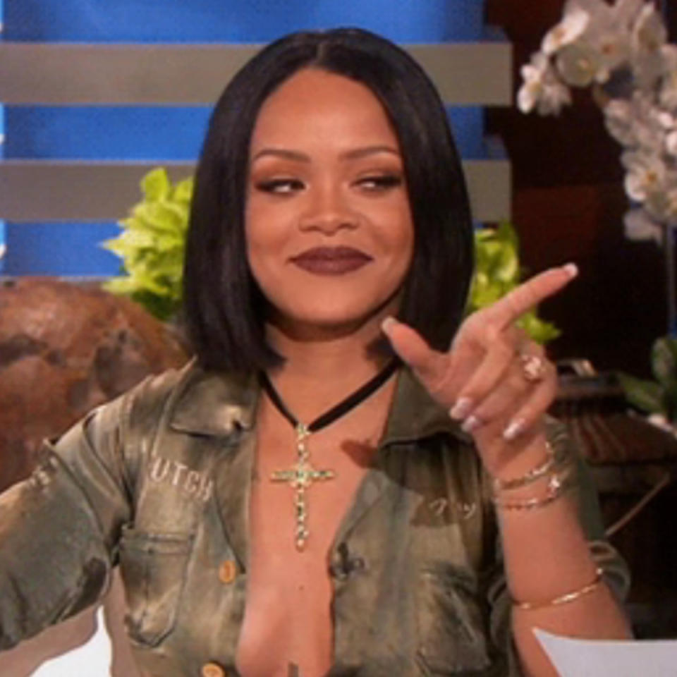 Rihanna on "The Ellen DeGeneres Show"