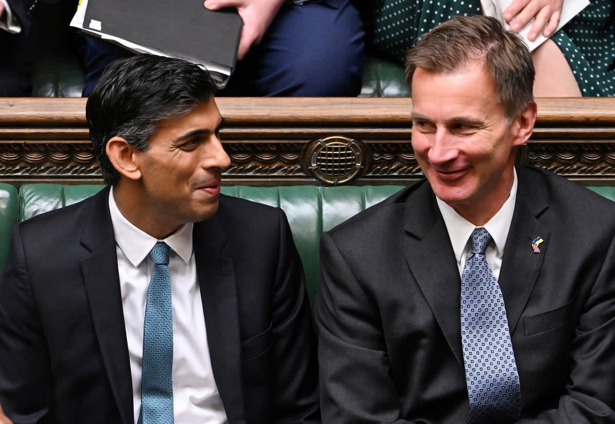 Jeremy Hunt’s decision to focus his limited largesse on the less well-off has been more favourably received (AFP via Getty)