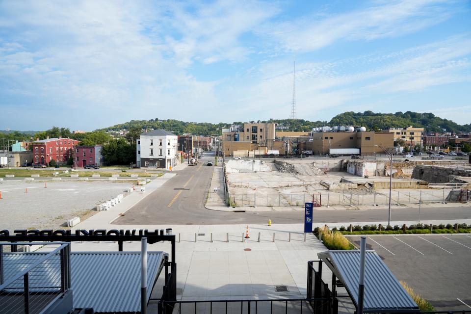 A large swath of land north of TQL Stadium has long-been set aside for FC Cincinnati's future mixed-use project, but the current rezoning proposal incorporates a previously left-out piece that once housed the former Tri-State Wholesale Building.