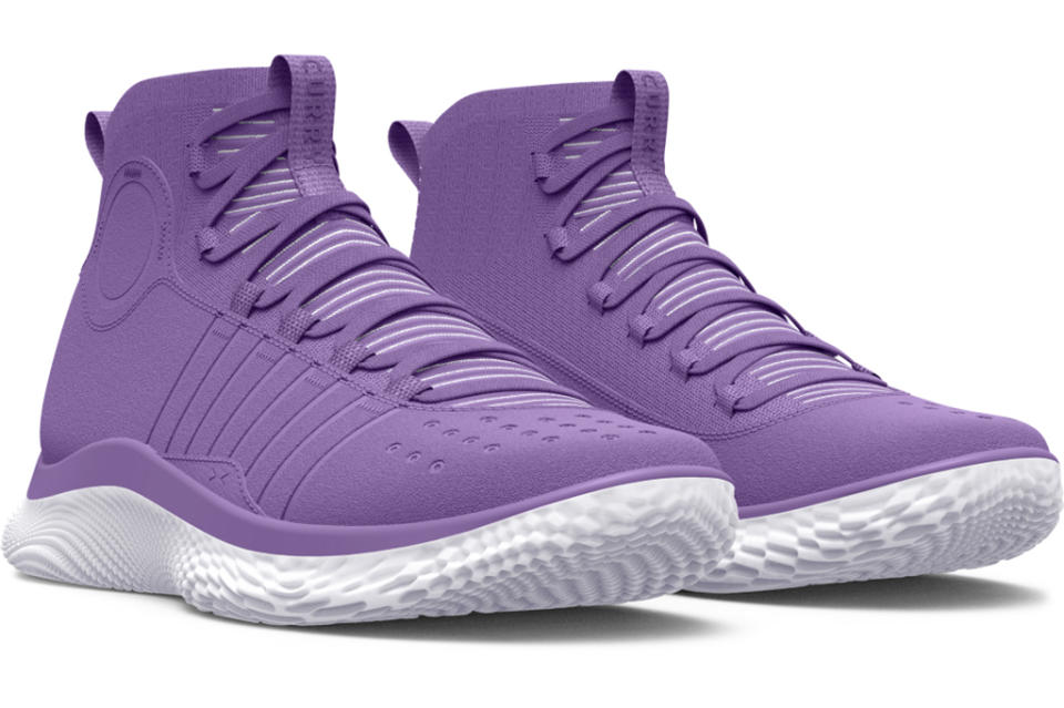 The Curry 4 FloTro in the lilac colorway. - Credit: Courtesy of Curry Brand