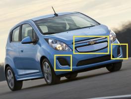 2014 Chevrolet Spark EV fake grilles