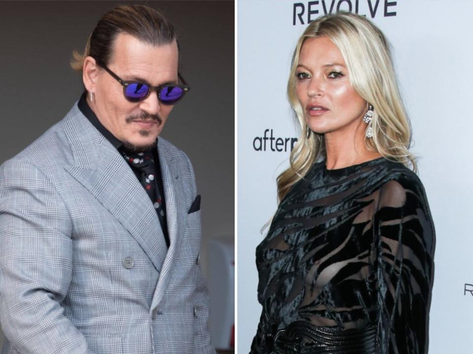 Johnny Depp und Kate Moss waren von 1994 bis 1998 liiert. (Bild: Xavier Collin/Image Press Agency/ImageCollect / imago/ZUMA Wire/Cliff Owen)