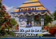 <p>Back when people took real photos with actual cameras, you had to get them developed somewhere. Enter Fotomat, founded by businessman Preston Fleet in California in 1968. The company’s gold-roofed kiosks soon popped up by the thousands in parking lots across America, and you could drive up and pick up your finished photos the next day. Most Fotomats shut down by the late '90s when one-hour film developing made the business obsolete. <br></p>