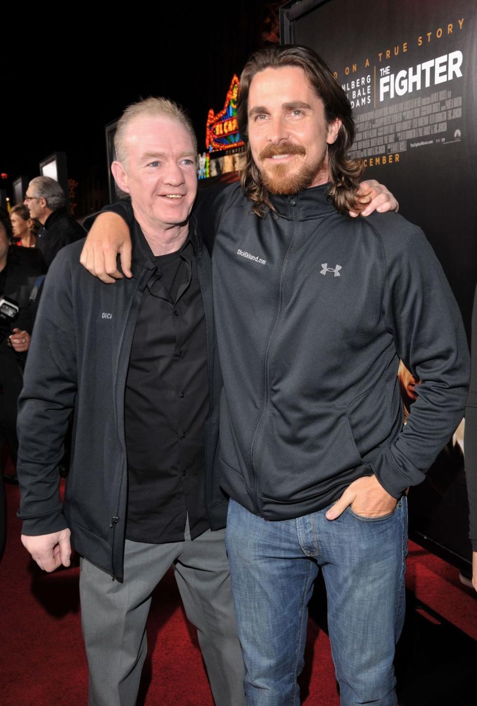 Christian Bale and Dicky Eklund