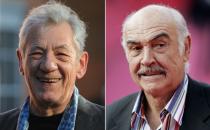 <p>Die Rolle des großen Zauberers Gandalf schien ihm auf den Leib geschneidert: Ian McKellen. Der britische Schauspieler verkörperte ihn sowohl in den "Herr der Ringe"-Filmen als auch in der "Hobbit"-Trilogie. Können Sie sich vorstellen, dass wir eigentlich Sean Connery (rechts) in der Rolle sehen sollten? Der Schotte wurde zuerst angefragt, Connery lehnte aber ab. (Bild: Stuart C. Wilson/Chris Jackson/Getty Images)</p>