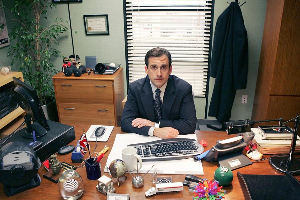 Steve Carell as Michael Scott in <em>The Office</em><span class="copyright">Chris Haston—NBCU Photo Bank</span>