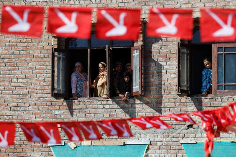 Election campaign in Srinagar