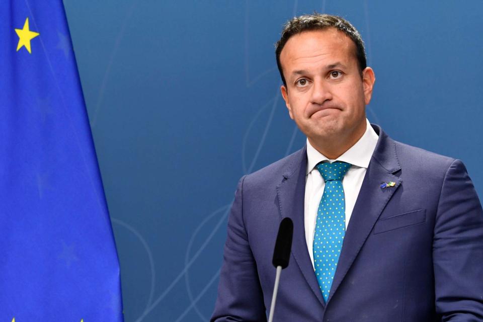 Irish Prime Minister Leo Varadkar has said the current proposals are not the basis for 'deeper negotiations' (AP)