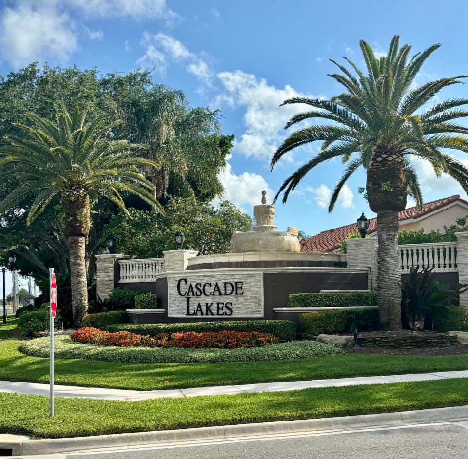 Cascade Lakes, just west of Military Trail near Woolbright Avenue, is one of the numerous communities the city of Boynton Beach is considering annexing, a move that would generate more than $23 million a year in property tax revenue for the city.