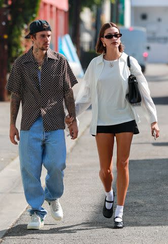 <p>affinitypicture / BACKGRID</p> Justin Bieber and Hailey Baldwin Bieber in West Hollywood on Monday