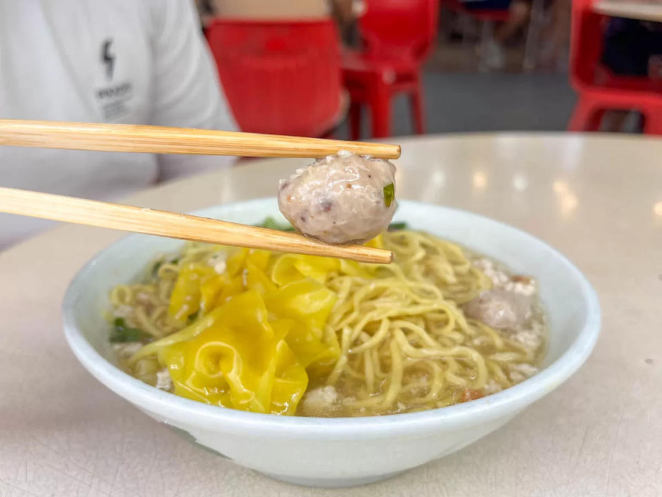 My Father's Minced Meat Noodles - Meatball