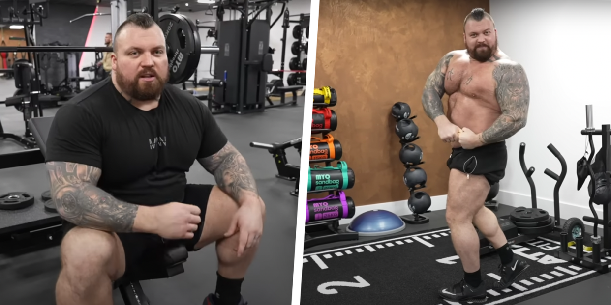 watch strongman eddie hall’s ‘world’s biggest chest pump’ workout