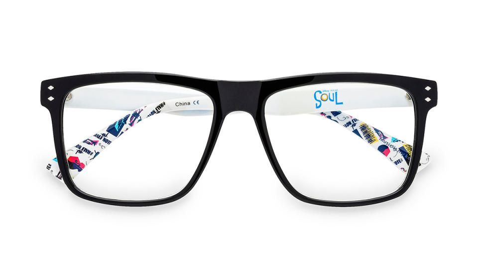 Chic blue-light glasses with a subtle Disney twist. (Photo: ShopDisney)
