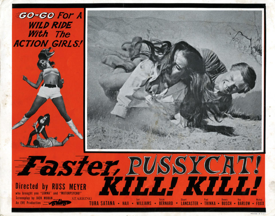 FASTER, PUSSYCAT! KILL! KILL!, from left, Haji, Dennis Busch, 1965