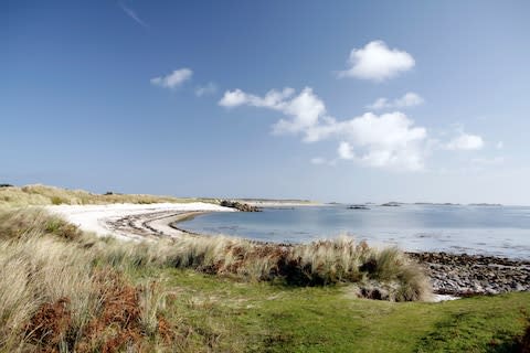 The waters around the Isles of Scilly look virtually Mediterranean - Credit: ALAMY