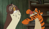 <p>Craig Ferguson as the voice of Owl and Jim Cummings as Tigger in 'Winnie the Pooh'.</p>