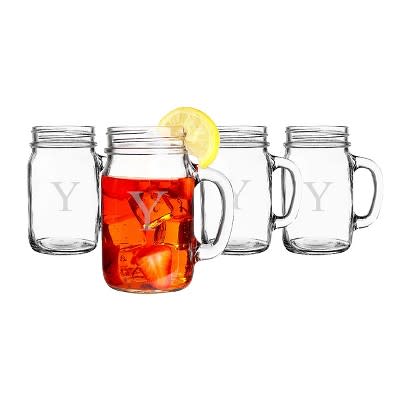 Monogram Old Fashioned Drinking Jar