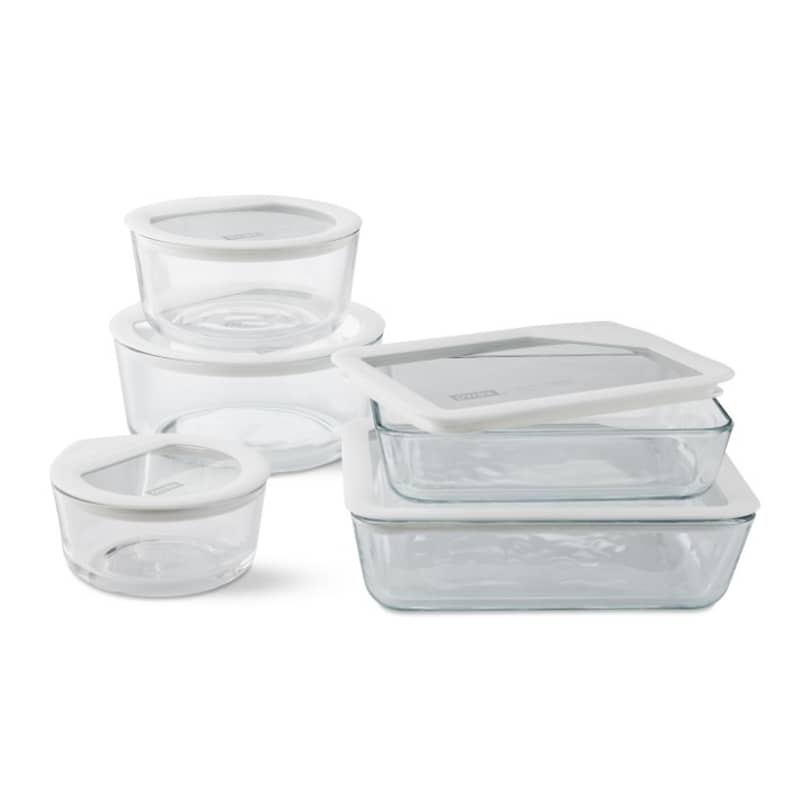 Pyrex Ultimate 10-Piece Glass Storage Set