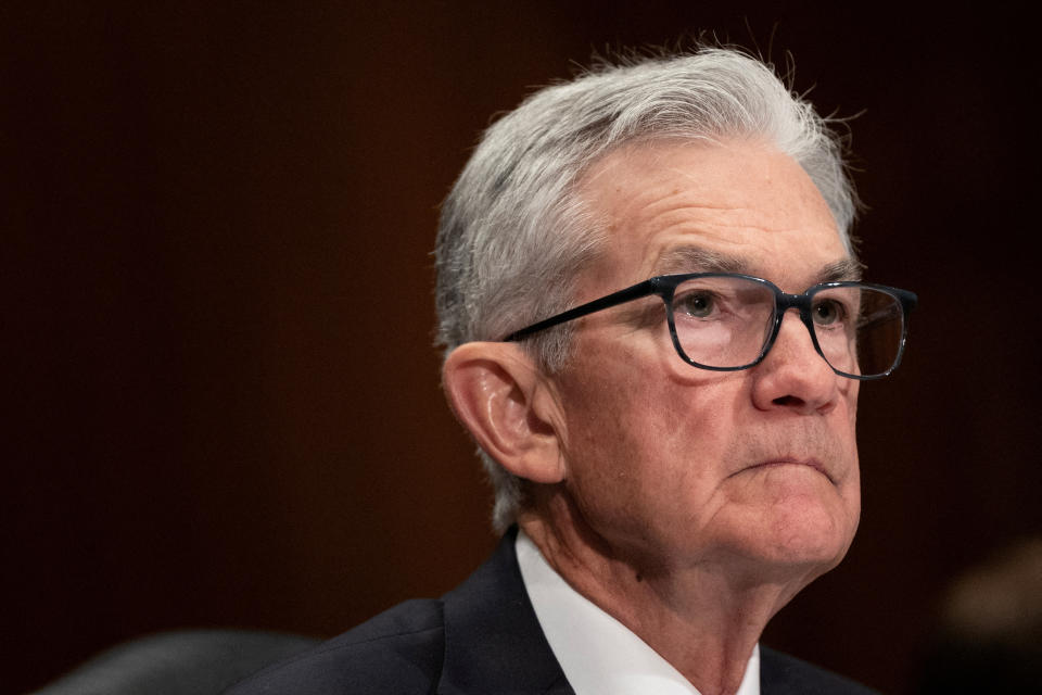 Federal Reserve Chair Jerome Powell testifies before a Senate Banking, Housing, and Urban Affairs Committee hearing on Capitol Hill in Washington, U.S., March 7, 2024. REUTERS/Tom Brenner