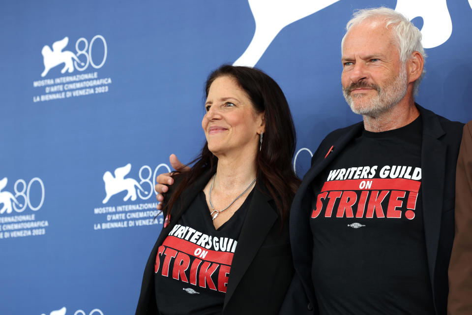 Venice Film Festival jury members Laura Poitras and Martin McDonagh