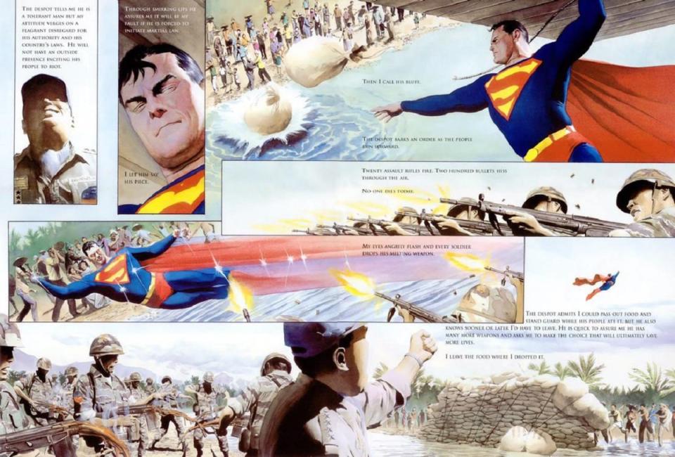 Alex Ross art from Superman: Peace on Earth.