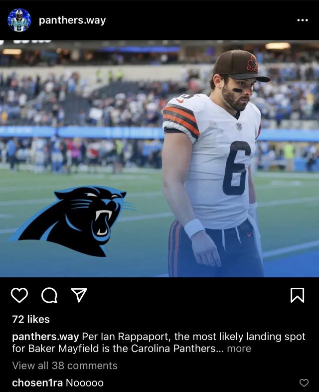 Carolina Panthers on Instagram: Trendy dude 🔥
