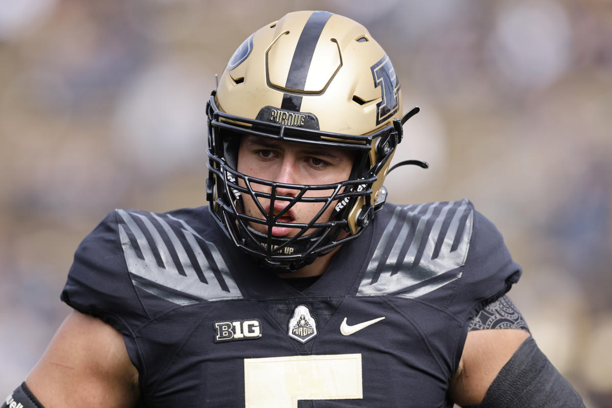 Purdue Football: NFL Draft - 2022 - George Karlaftis - Hammer and Rails