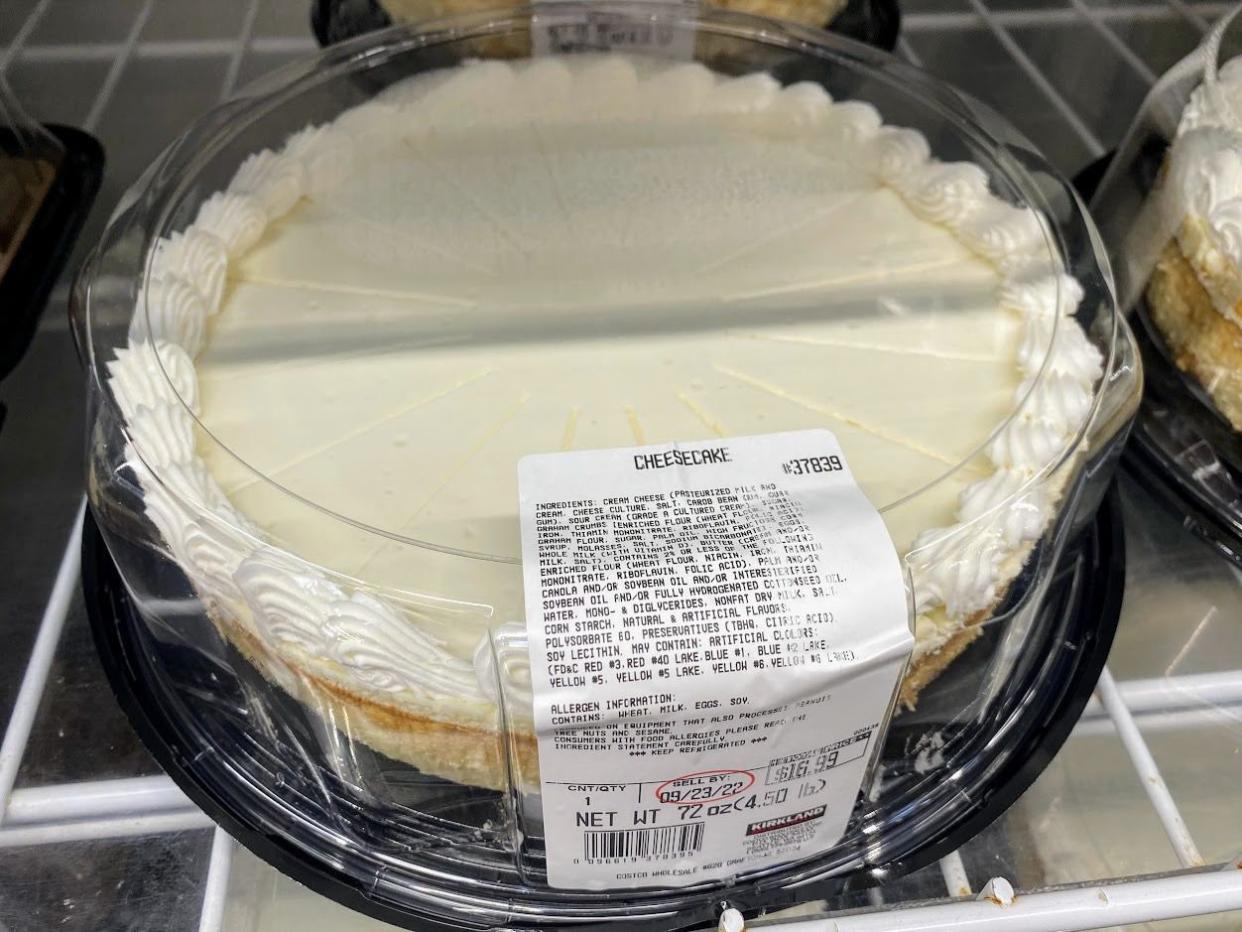 Kirkland Signature 12-inch Cheesecake