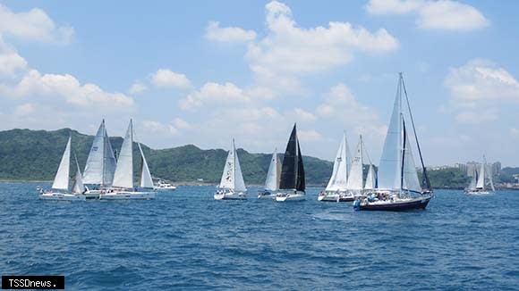 已邁入二十五週年的台琉盃國際帆船賽，每年吸引許多的帆船隊伍報名參加。（記者王世明攝）