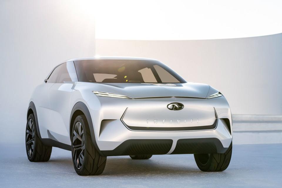 <p>The QX Inspiration will become Infiniti's first production EV, although the brand doesn't say when to expect it.</p>