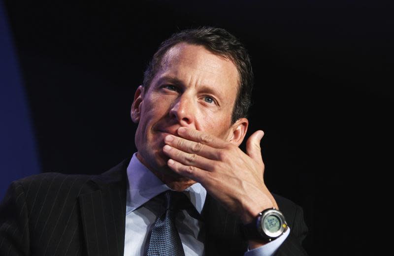 <b>Honourable mention: Lance Armstrong</b><br> The 7-time Tour de France champion admitted in January 2013 to his previous doping usage after years of consistent allegations and denials. Armstrong was stripped of his Tour de France titles and had already stepped down as head of the Livestrong Foundation the year before.