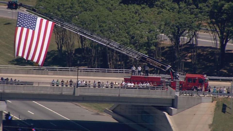 Multiple agencies and members of the community came together on Wednesday to show their respect for Deputy U.S. Marshal Thomas Weeks, one of four officers who were killed in the line of duty.