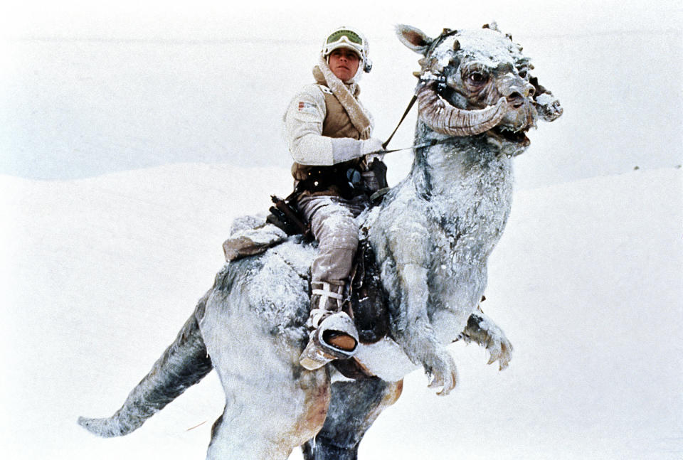 Luke (Hamill) on the ice planet Hoth in The Empire Strikes Back. (Photo: Lucasfilm/courtesy Everett Collection)