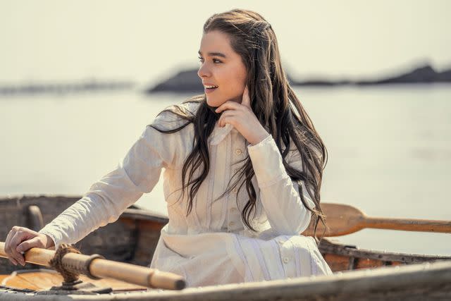 Zach Dilgard/Apple TV+ Hailee Steinfeld as Emily Dickinson on 'Dickinson'