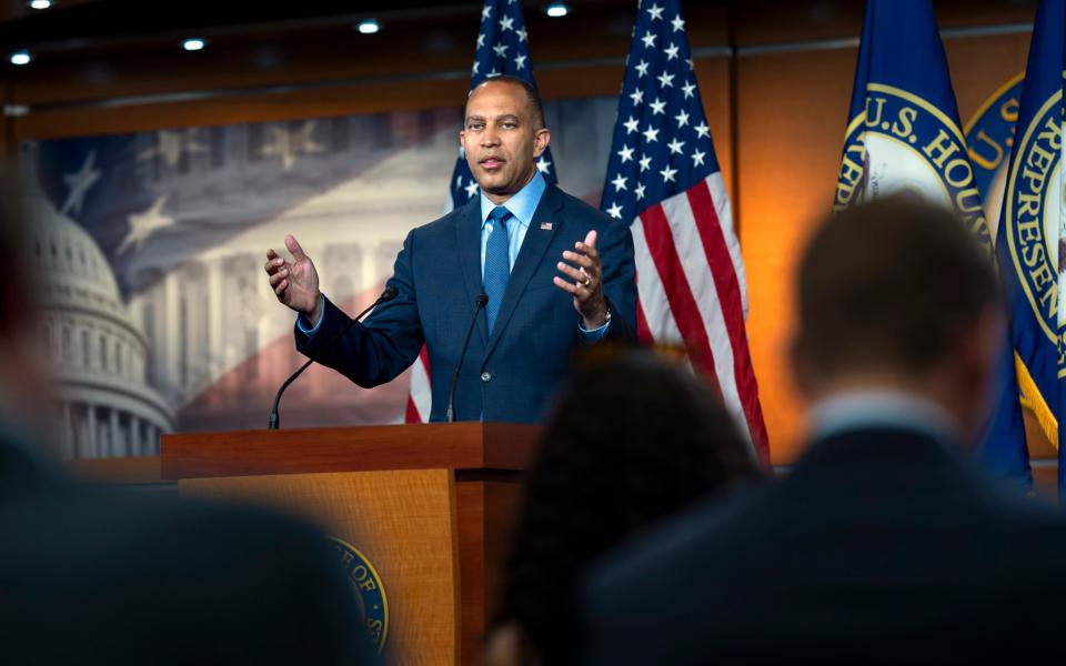 It apparently took Mr Biden a long time to call Hakeem Jeffries, the party's leader in the House of Representatives, as concerns grew about his age