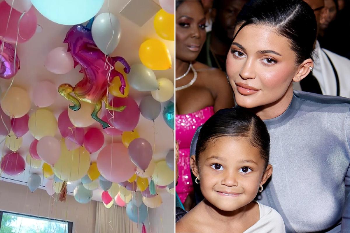 Kylie Jenner shares images of Stormi as her daughter turns one