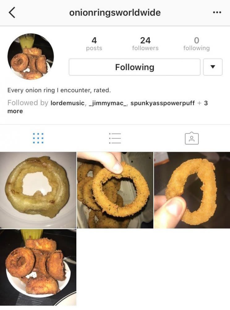 Instagram – Onion Rings Worldwide