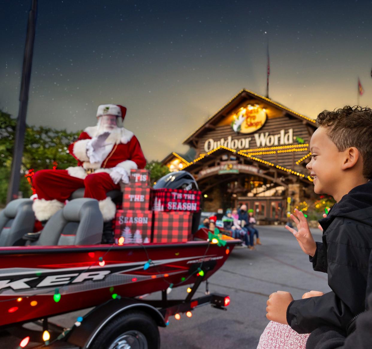 Santa Claus will arrive at Bass Pro Shops in Altoona on Nov. 4.